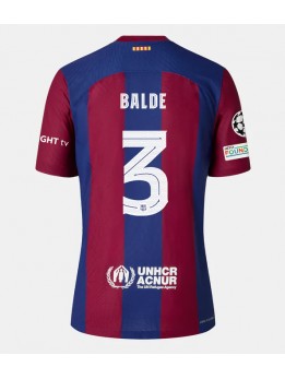 Barcelona Alejandro Balde #3 Heimtrikot für Frauen 2023-24 Kurzarm